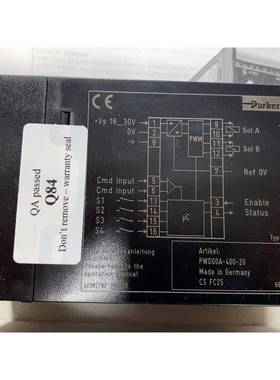 【工控数码】Parker放大器PWD00A-400-20议价