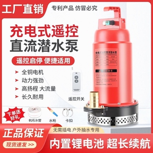 德国进口新款微型便携式充电潜水泵农用家用菜园户外灌溉抽水机电