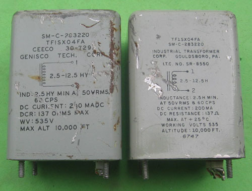 美国密封铁壳扼流圈欧姆