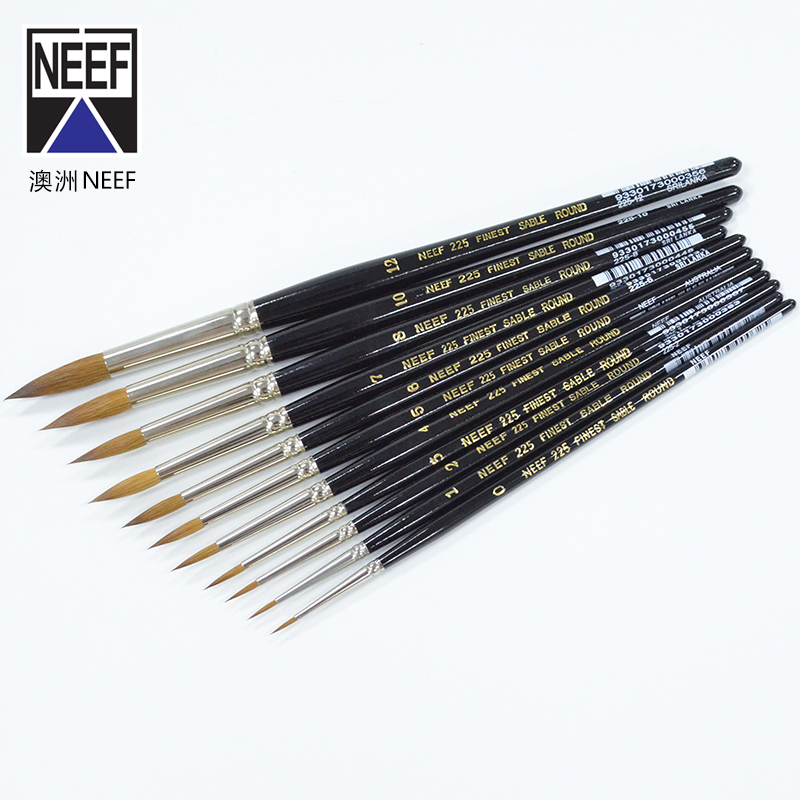 澳洲尼夫貂毛笔微缩涂装