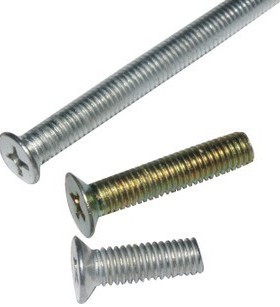 镀锌十字沉头螺丝沉头机螺钉平头机螺丝钉沉头GB819 M2*6-M2*16