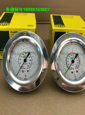原装REFCO威科轴向压力表 R22/R134a制冷空调用高低压力表 油压表