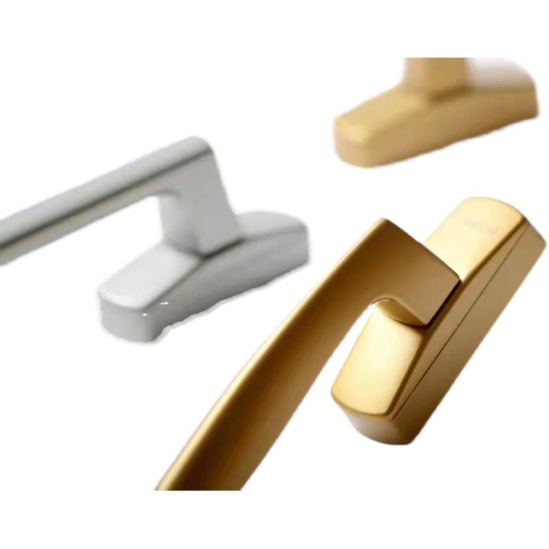 正品oaosm霍曼门窗五金窗纱一体平开窗执手电解方轴执手门窗把手