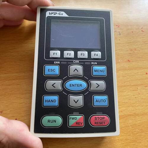 VFD-CX台达变频器C2000或CP2000系列操作显示调试面板KPC-CC01