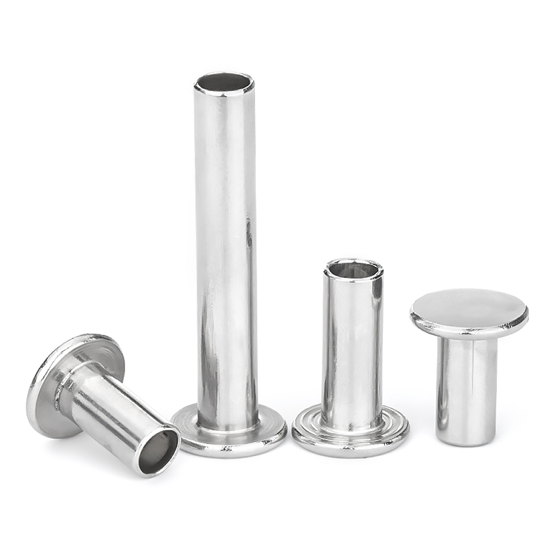 不锈钢平头半空心铆钉圆