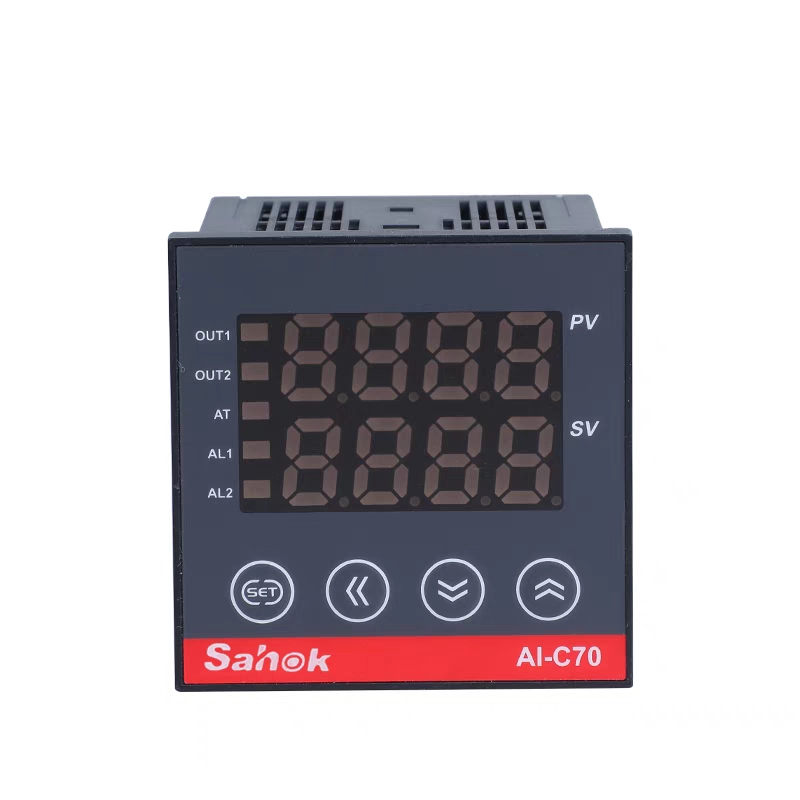 Sahok山禾温控器 AI-C70 继电器跟 SSR两输出智能PID温控仪