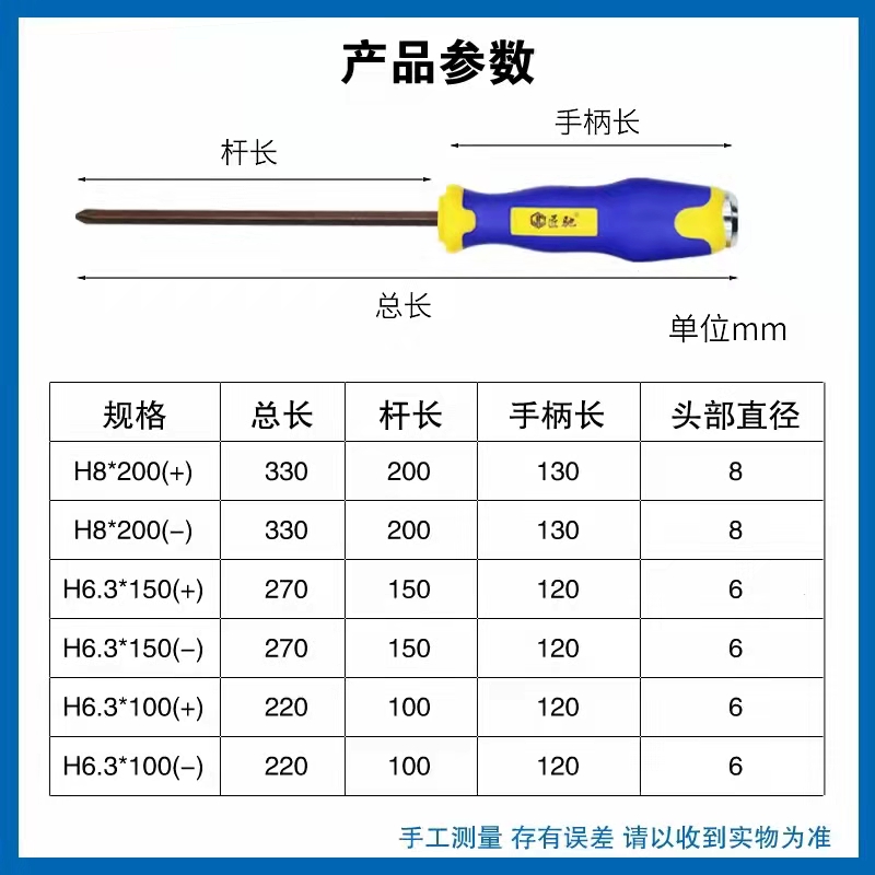 匠驰红钢合金螺丝刀敲击