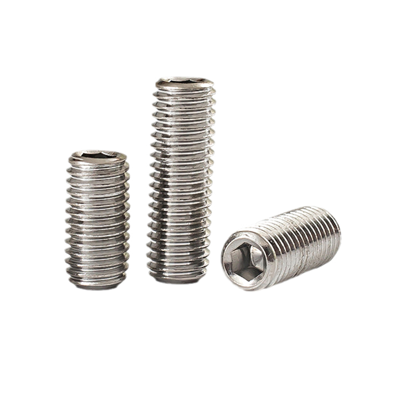 不锈钢内六角平端紧定螺