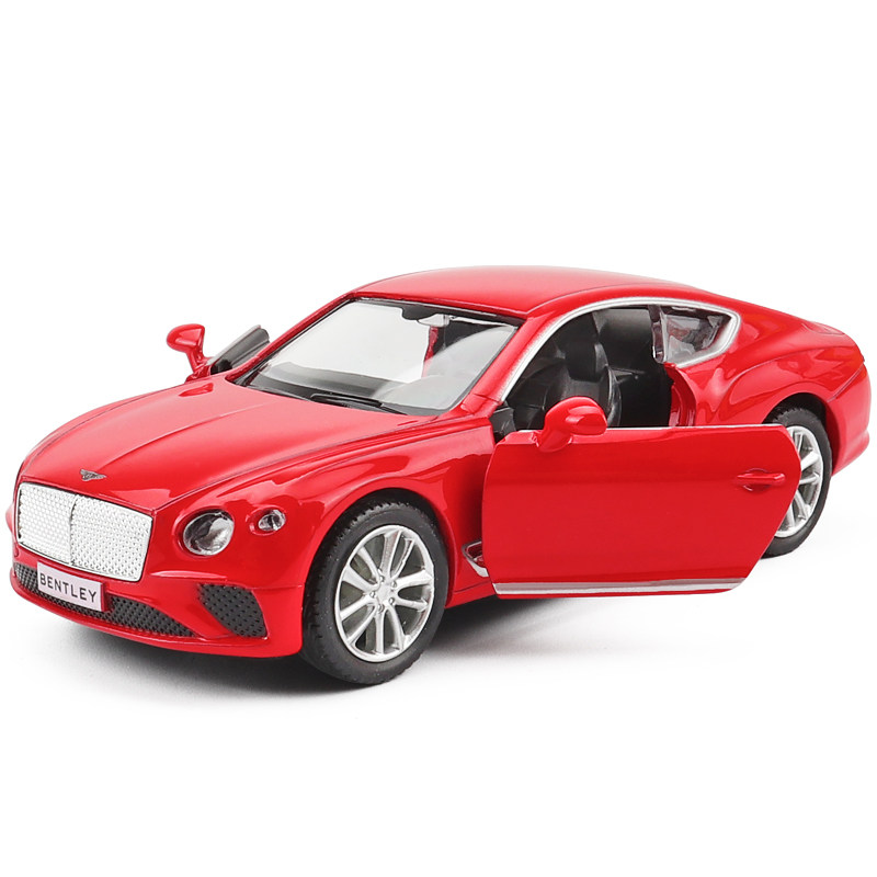 1/36宾利欧陆gt汽车模型合金仿真儿童小男孩小汽车玩具车跑车摆件