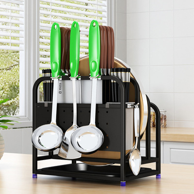 厨房刀具置物架多功能不