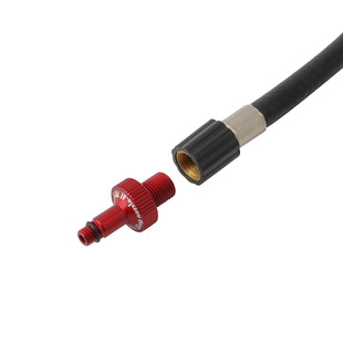 山地自行车避震器后胆打气转换嘴7075铝合金加气嘴加气工具马祖奇