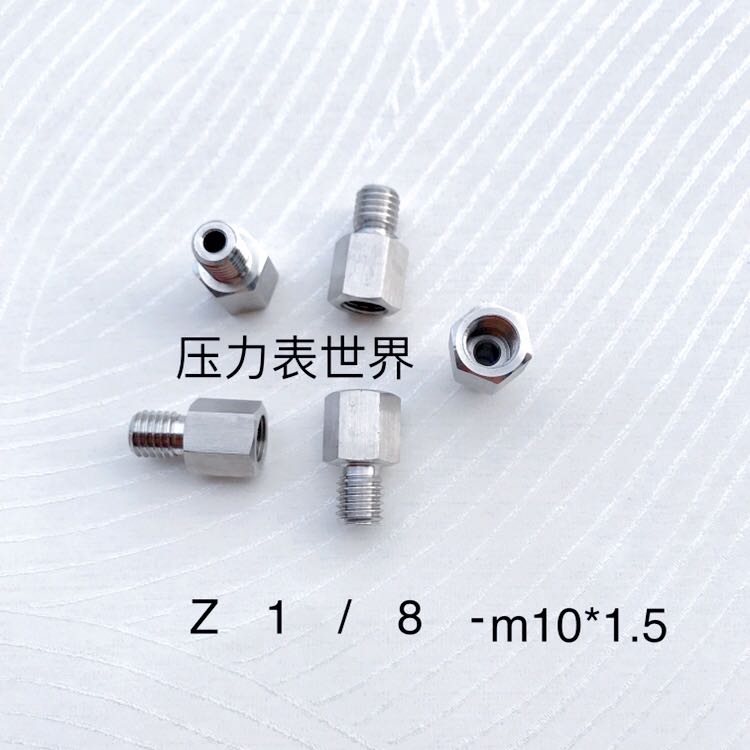 不锈钢内外丝接头螺纹美