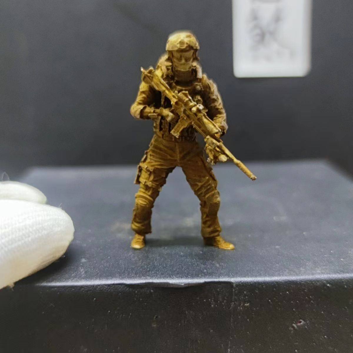 纯铜狙击手特种兵特警兵人仔武器男孩组装模型一体铜战士现代兵人,金属材料及制品,金属罐/桶/瓶,淘宝优惠券,粉丝福利购,淘宝优惠卷