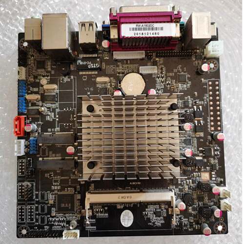 RW-A1802DC主板12V供电点菜机POS机MSATA硬盘接口 LVDS J1800主板