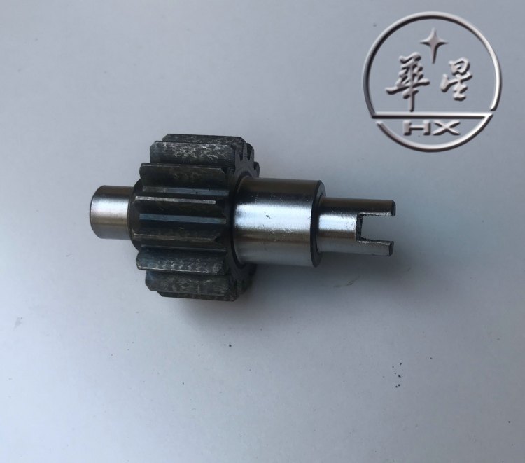 华星2寸套丝机齿轮2号齿轴华星50型套丝机油泵齿轴件号5210