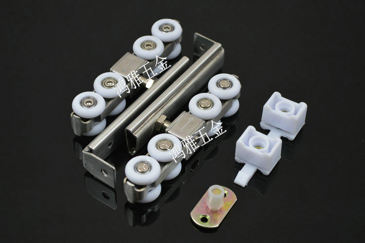 高档不锈钢吊轮木门滑推