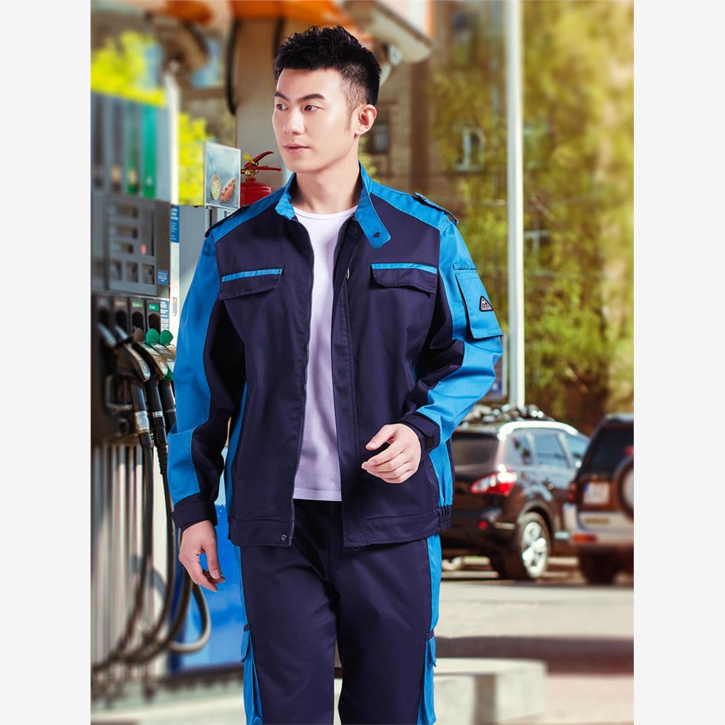 4S店长袖时尚汽修工作服