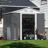 户外储物房组装 简易可移动工具房杂物间室外收纳房活动房子组厂家