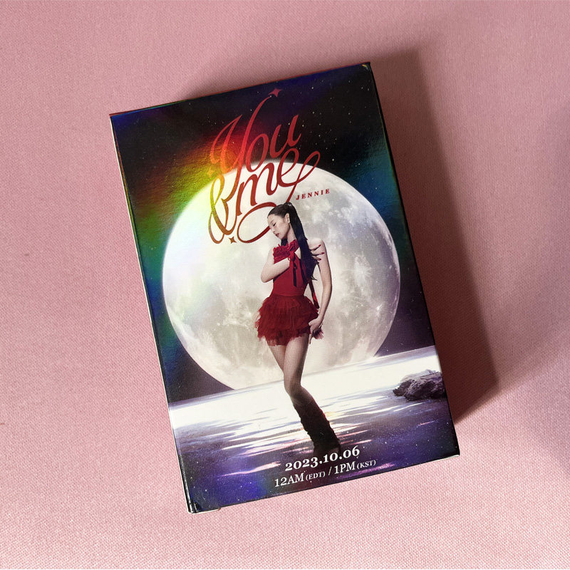 金珍妮solo小卡you&me写真集照片jennie金智妮周边镭射卡生日礼物