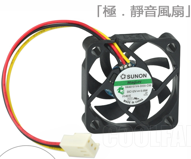 建准 4010 4厘米/CM 12V 南北桥 监控 40*40*10 磁浮静音散热风扇