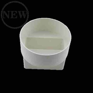 管材天沟固定u-pvc方管直接管接落水雨水下水水槽w方转圆转换器