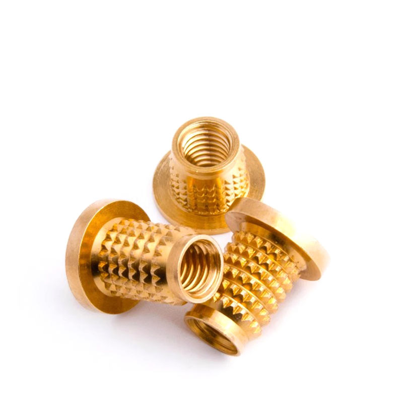 TAPPEX冷压带台阶螺母MBH-M2M2.5M3M3.5M4~M8滚花倒刺铜埋置嵌件