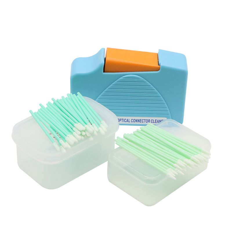 博雁翔光纤清洁套装SC/LC/MPO清洁笔清洁盒酒精瓶工业级无尘棉签