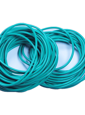 氟胶橡胶圈〇型外径335/340/345/350/355/360/365/370*粗6mm绿色