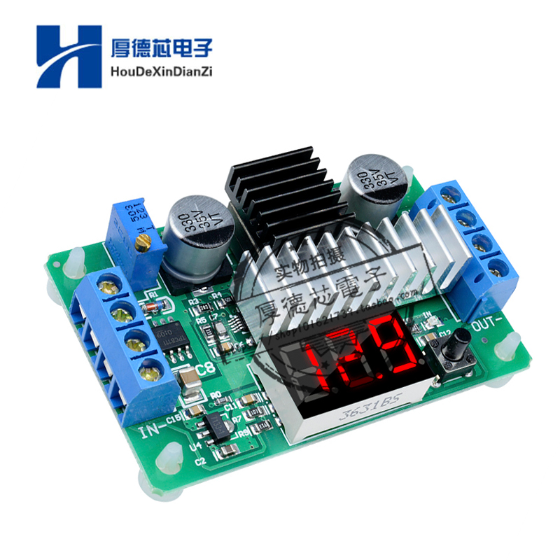 LTC1871 DC-DC升压升压模块电源3.5V至30V 100W LED电压表