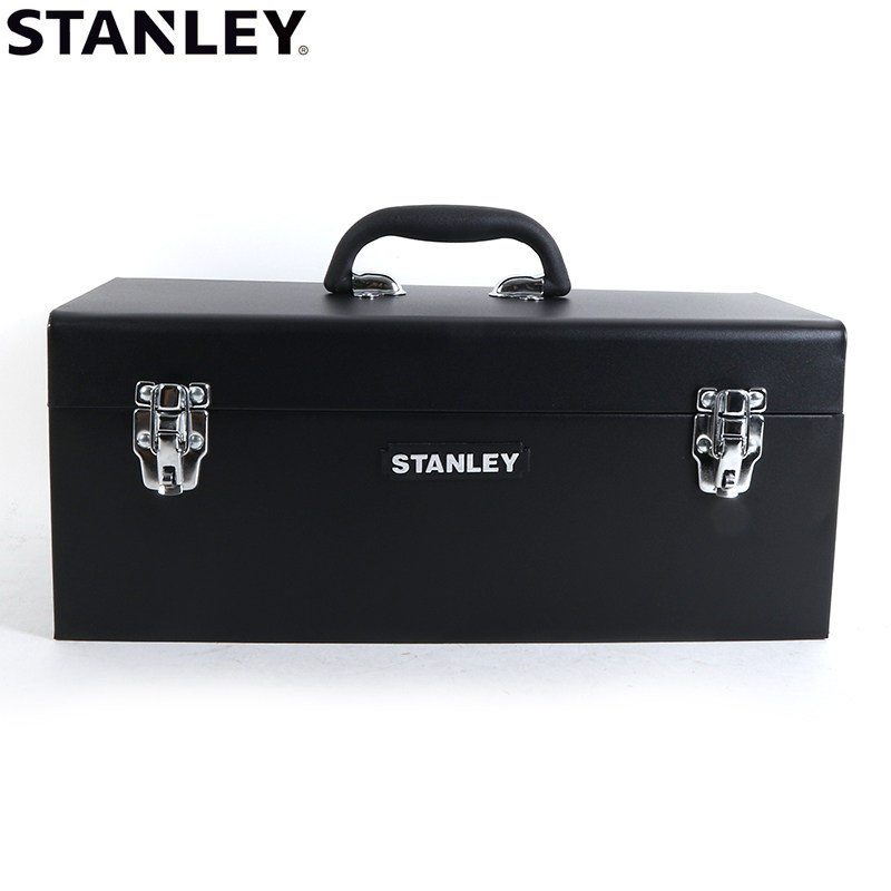 STANLEY/史丹利 17寸手提工具箱 五金工具盒 铁箱子93-544-23