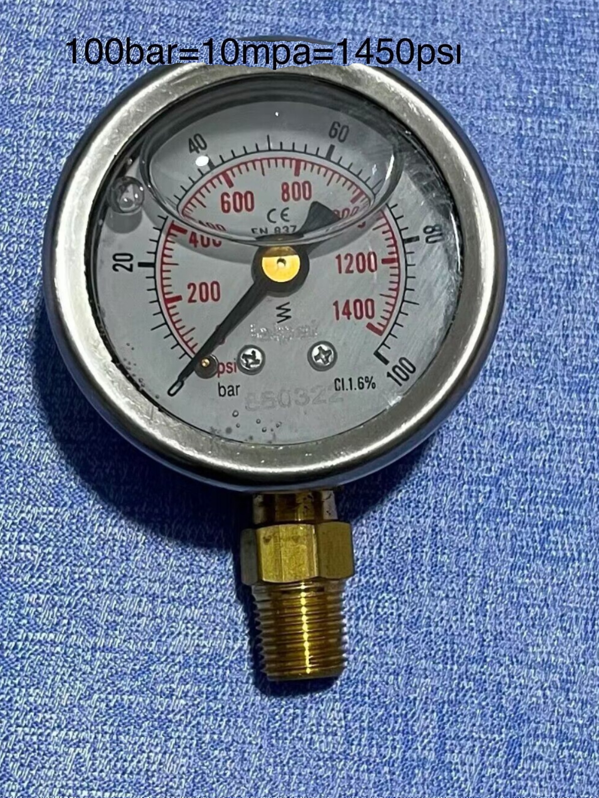 耐震压力表前直径毫米背