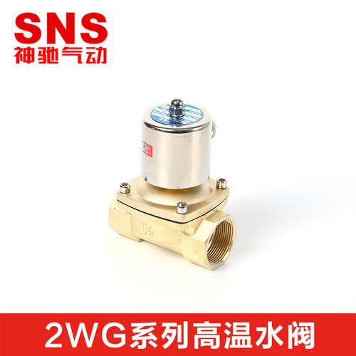 SNS神驰全铜耐高温水阀电磁阀2WG025-08/040-10/160-15/250/350