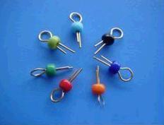 测试点 PCB板测试点 测试针 TEST-1 颜色:红黑白黄蓝绿 (100只价)