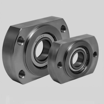 单轴承座组件带扣环嵌入双边法兰固定座BGCR6002ZZ/BFJ22-6200ZZ