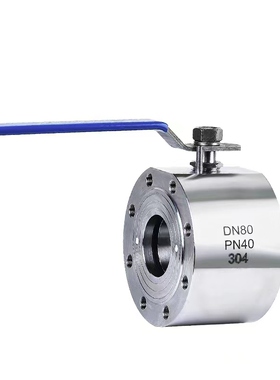 Q71F-40P 304不锈钢/铸钢薄型球阀/意大利式PN40高压手动对夹球阀