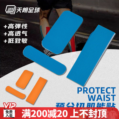 天朗足球 MDS美迪邦 运动比赛训练保护护腿弹性透气肌能贴KT9126
