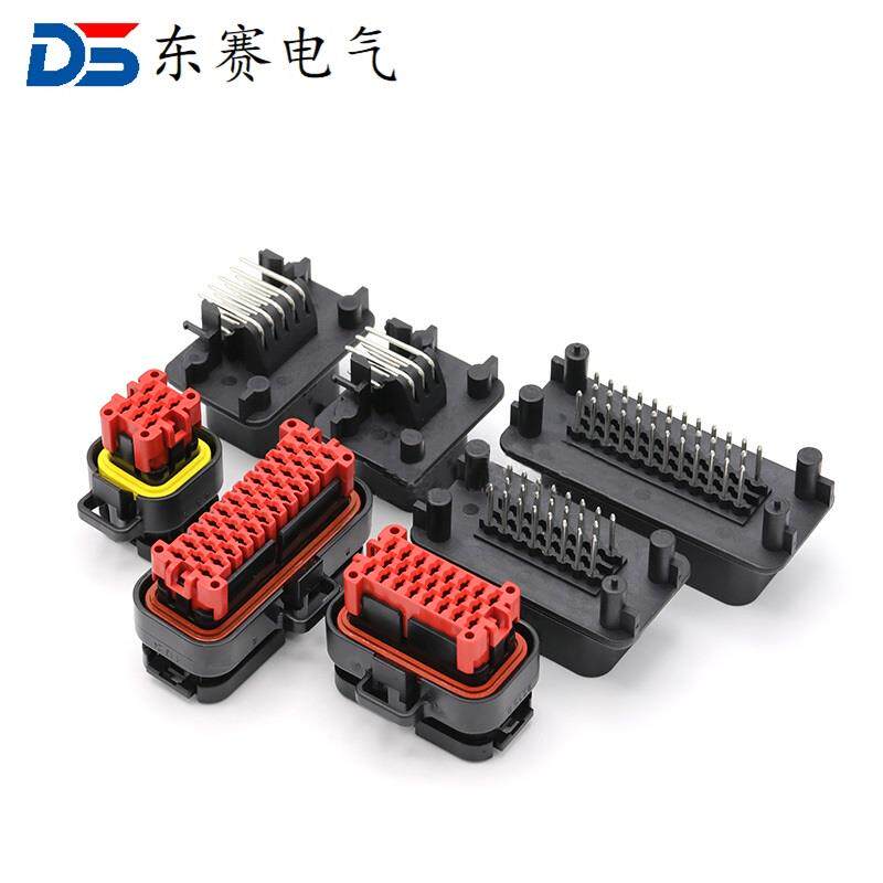 776164-1 接插件8P/14P/23P/35P ECU控制器插头/直针/弯针/尾夹