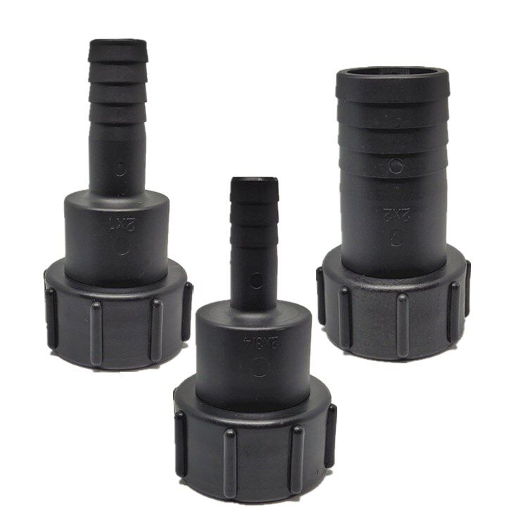 ibc吨桶阀门配件全新2寸粗螺纹不锈钢塑料变径转换接头4 6分1寸