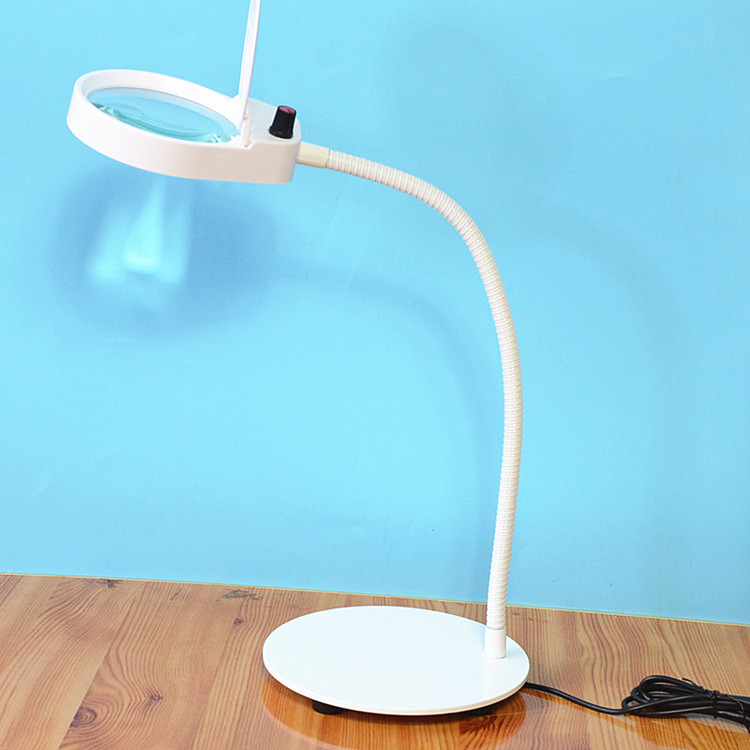 台式夹放大镜子母倍老人