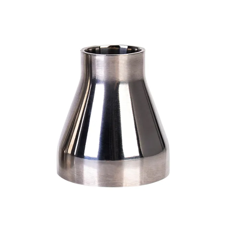 304不锈钢卫生级大小头变径对焊接镜面异径管道接头