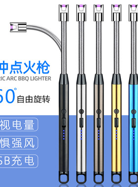 USB Electric Rechargeable Long Kitchen Lighter for Stove点火