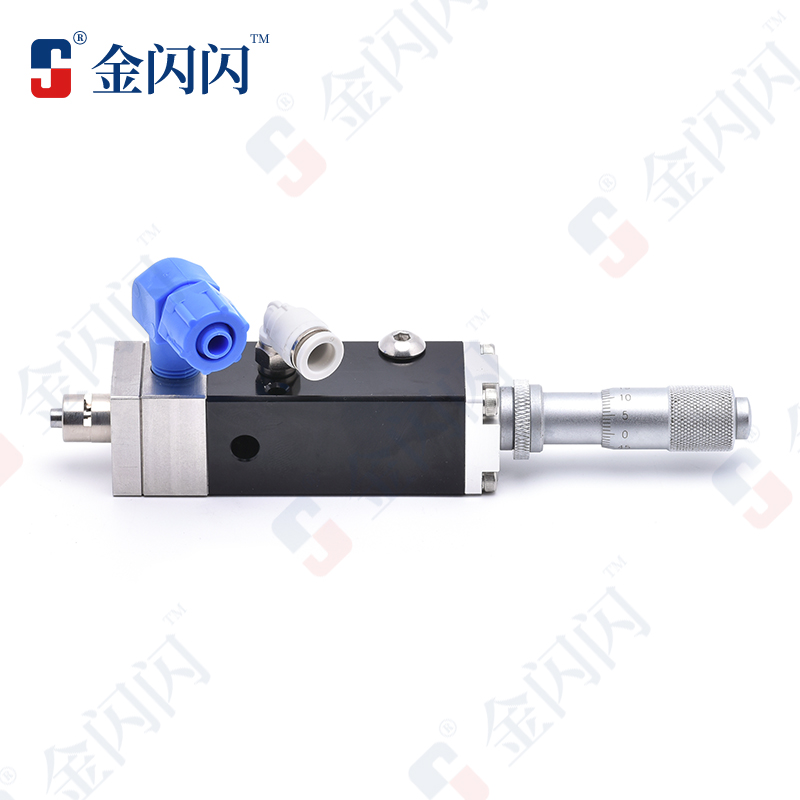 单气动精密点胶阀顶针式