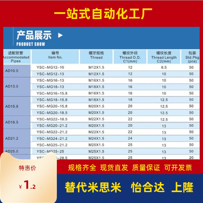 尼龙塑料波纹管螺快速直