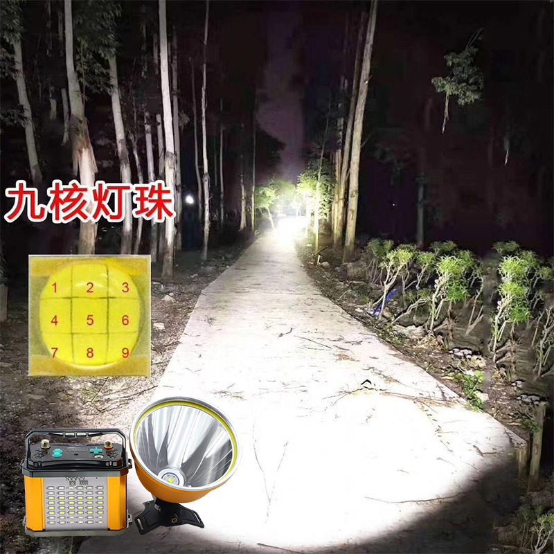 强光头灯充电大功率超亮