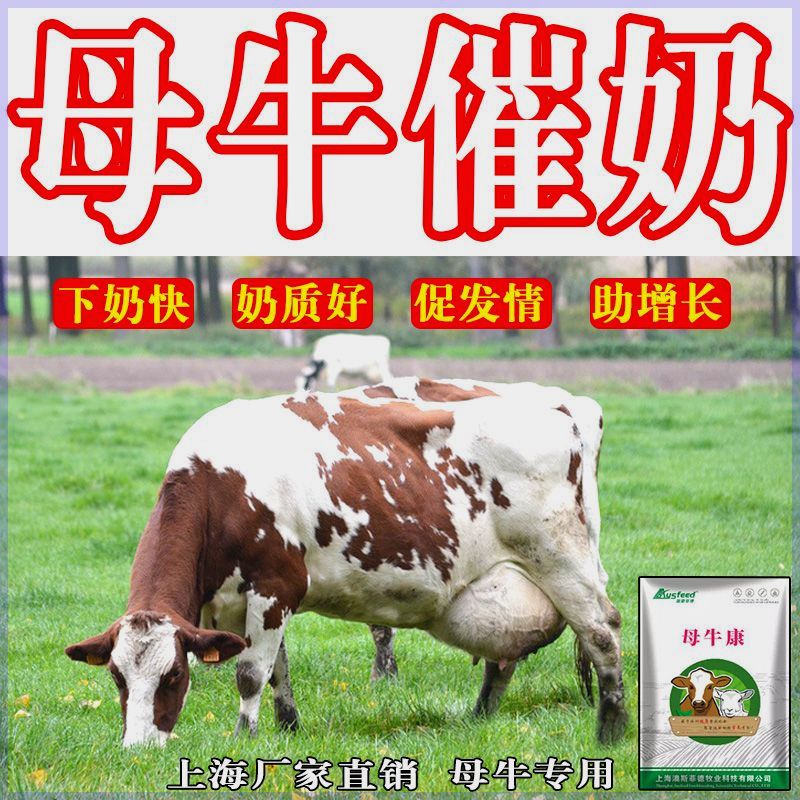 母牛下奶催奶饲料添加剂产后康牛饲料母牛催孕母牛催奶催奶多专用