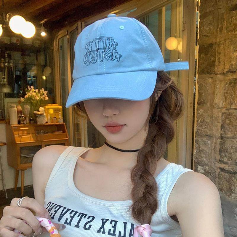 春夏薄款软顶透气棒球帽子女韩版显脸小蓝色鸭舌帽纯色百搭防晒帽,机械设备,矿山专用设备,淘宝优惠券,粉丝福利购,淘宝优惠卷