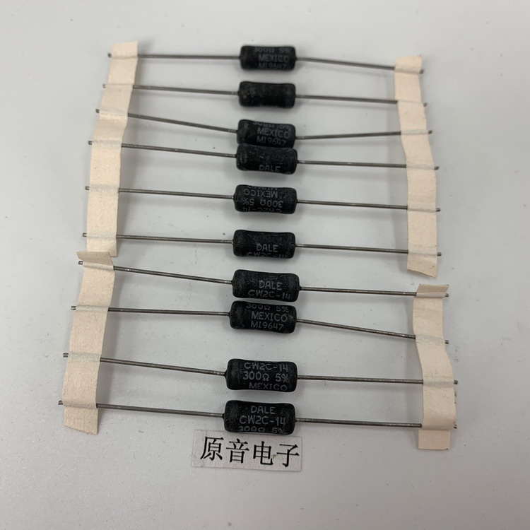 美国 VISHAY-DALE 3W300Ω发烧电阻 3W 300欧CW2C-14 线绕电