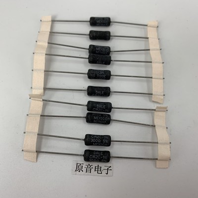 美国 VISHAY-DALE 3W300&Omega;发烧电阻 3W 300欧CW2C-14 线绕电