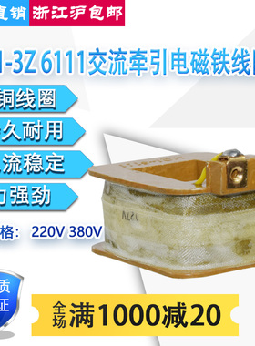 MQ1-6111 MQ1-3Z交流牵引电磁铁全铜线圈吸力3KG电压380V220V