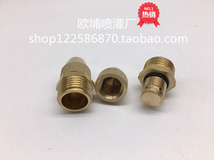 微调水雾降温浇花浇灌细雾化喷头 4分全铜 可调高雾化 草坪 园艺